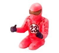 Gralara Figura de Personaje de Diorama para Modelismo de Maquetas Kit Pintado a Mano Material Resina para Escena Adecuada para Adultos, Racer Rose Red