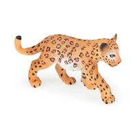 Gralara Figura Infantil Animales de Juguete Educativo Resistente con Textura Realista Adecuada para Proyectos Escolares Exhibición Regalo para Niños, Cachorro Leopardo Amarillo