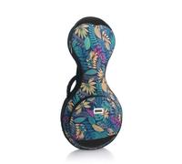 Gralara Funda Zhongruan con Bolsillo Acolcda Estuche Blando Semirrígida para Músicos, Estudians, Viajes, Ensayos, Array, Azul con Patrón Floral