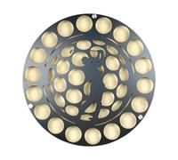 Gralara Golf Ball Display Holder Exhibidor para Pelotas de Golf Soporte Circular Mural Madera Hierro Decoración Creativa Coleccionista Adecuado para Oficina, Style a