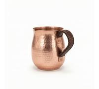 Gralara Jarra Cobre que Tiene Asa Taza Té Cobre Alimenticio Taza Té, Cobre Púrpura, 580ml