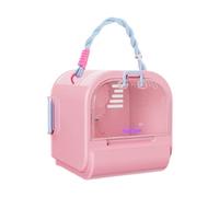 Gralara Jaula transportadora para hámster, Estuche de Transporte para Animales pequeños, Jaula de Viaje para hámster, de Salida para erizos