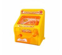 Gralara Juego de Lanzamientos de Bolas Juego con Luces y Sonidos Máquina Pinball Infantil Mini Máquina Arcade para Niños, Fiestas, Amarillo Oso