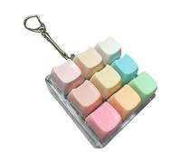 Gralara Juguete de Teclado con Botones Y Gadget Mecánico Que Emula La Sensación Real de Un Teclado Adecuado para Regalos Novedosos Y Famil, Oso Arcoiris, tal como se describe