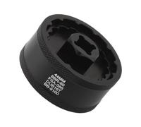 Gralara Llave para Bicicleta Removedor de Eje de Pedalier 5 en 1 Herramienta para Reparación de Bielas Y Cazoletas Material Resistente de Aleación de Aluminio, Negro