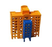Gralara Maqueta de Edificios Modelo de Arquitectura para de Escenario Urbano en Miniatura con Material PP Adecuado para Proyectos Artísticos Decoraci, Estilo L