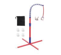 Gralara Máquina de Lanzamiento de Béisbol para Niños con Automático Bate Telescópico Juguete de Bateo Equipo de Práctica Uso Sencillo Material PP Ade, Estilo H