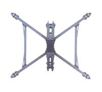 Gralara Marco Quadcopter FPV de Fibra de Carbono con Brazos de 2.5mm Kit para FPV Ligero con Ensamblaje Sencillo Robustez Y Estabilidad Adecuado para Pri, 8 Pulgadas