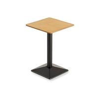 Gralara Mesa con Compacta Mesa Café Minimalista Mueble para Comedor, Pequeño, Redondo, 50cm De Diámetro, 72cm De Alto