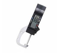 Gralara Micrómetro Digital de Espesor Multiusos Medidor de Grosor Digital Ajuste a Inicio Calibrador de Espesor con Pantalla Pantalla Digital para Joyeros, 0-25mm, Horizontal