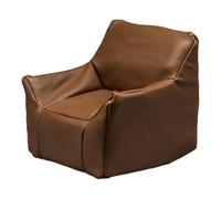 Gralara Miniatura Sofá Modelo Sillón PU Esponja Decoración Realista Estilo Clásico Country para Niñas Juego de Té Sala de Estar Dormitorio Balcón, MarrÓn
