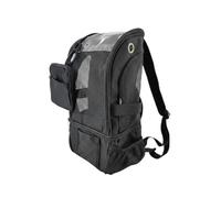 Gralara Mochila Oxígeno Portátil Acolchado Bolsa Concentrador Oxígeno Acceso Sencillo Bolsa Viaje POC para Aire Libre, Negro, Negro