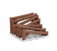 Gralara Obstáculo Escala con xtura Rampa Obstáculos Compatible Accesorio para Eniastas Remoto, Coleccionistas, Casa, Garaje, Pista De Madera R310L11