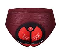 Gralara Pantalones Cortos de Ciclismo para Hombre con Forro Acolchado Calzoncillos Transpirables de Esponja Y Silicona Ajuste Cómodo Absorción de Sudor