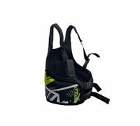 Gralara para Adultos Protector de Torso Chaleco Deportivo Ajustable con Hebillas Forro Acogedor Adecuado para Conductores en de Karting Exterior, Amarillo, Adulto