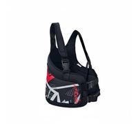 Gralara para Adultos Protector de Torso Chaleco Deportivo Ajustable con Hebillas Forro Acogedor Adecuado para Conductores en de Karting Exterior, Rojo, Adulto