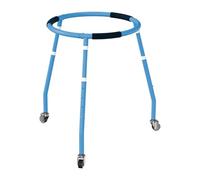 Gralara para Niños Patines Entrenador con Marco Resistente de Hierro y Ruedas Silenciosas Ajustables Asistente para Aprender a Patinar, Azul