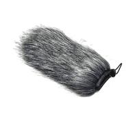 Gralara Paraviento de Micrófono con Diseño Ajustable Material de Felpa Sintética Reducción Eficaz Del Ruido de Viento Adecuado para Grabaciones Profesionales, 16cm