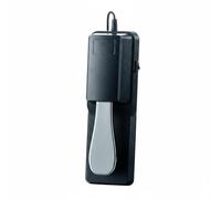 Gralara Pedal de Sustain para Teclado Electrónico Pedal Universal Pedal Interruptor de Sostenido Pedal de Control con Placa Metálica Silenciosa y Conexión de, Plateado, Mejorado