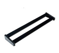 Gralara Pedalera Aluminio Portátil Pedalera con Rieles Compacta Pedalboard para Guitarristas, Músicos, Escenario, Fibra De Carbono