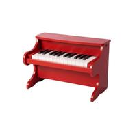 Gralara Piano Madera para Niños Interactivo | Aprendizaje Musical Temprano, Piano Juguete, receptivos Al Tacto, Teclado, para Guardería, Rojo