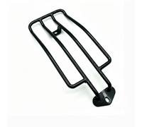 Gralara Portaequipaje Tubular Metálico Portaequipaje Trasero Acabado Liso Rack Trasero, Negro, Grande