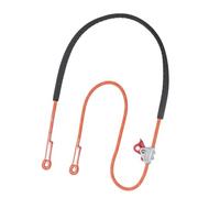 Gralara Posicionamiento Lanyard de Protección con Cuerda de Nylon Ajustable Herramienta de Cinturón para Trabajos de Altura Anticaídas Y Accesorio Par, 500cm