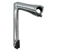 Gralara Potencia de Bicicleta, vástago de, Cuello de Cisne, Suministros portátiles de reparación, Elevador de 25,4 mm x 22,2 mm para Ciclismo, Deportes, Plata