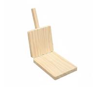 Gralara Prensador de Mezcla Manual Acero Inoxidable 304 Antiadherente para Cocineros Caseros, Cocina, Xl, Madera