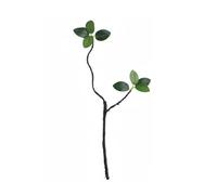 Gralara Rama Seca Artificial Estilo Europeo Vara de Simulación Aspecto Realista Tallos de Plantas Falsas para Oficina, 2-Tenedor Oscuro-Claro