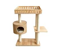 Gralara Rascador con Condominio Mueble Cómodo para Gatos