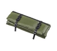 Gralara RC Car Sleeping Bag Accesorio Interior para Decoración de Modelos a Escala Bolsa de Dormir Miniatura Coleccionable Escultura Realista de Microescena T, Verde 19.8x9.2x1cm