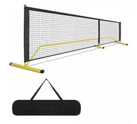 Gralara Red de Pickleball Portátil Red Deportiva Exterior Red de Entrenamiento Red de Competición con Materiales PE y PVC y de Tensión Adecuada para Partidos Amistosos Docentes y al Aire Libre