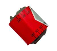 Gralara Regla de Pesca Cinta Métrica Enrollable Herramienta Portátil PVC Resistente Compacta Adecuada para Pescadores en Excursiones Pesca Deportiva Y Recreat, Rojo