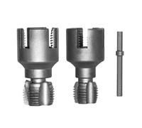 Gralara Roscadora para Tubos PPR - Compatible con Taladros Eléctricos - Herramienta de Fontanería Profesional - Para Roscado Interno/Externo - Incluye Juego Completo , 4 Puntos Y 6 Puntos