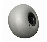 Gralara Rueda Carro Playa todo Terreno Rueda Inflable PVC Ligera, 12 Pulgadas PVC - 10.5mm Diámetro Del Agujero