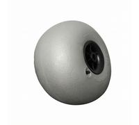 Gralara Rueda Carro Playa todo Terreno Rueda Inflable PVC Ligera, 12 Pulgadas PVC - 23mm Diámetro Del Agujero
