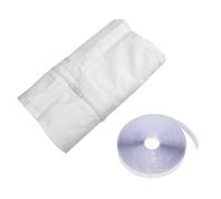 Gralara Sello con Cremallera Impermeable Burlete Autoadhesivo Flexible Aislamiento para Arrendatarios, 3 Metros
