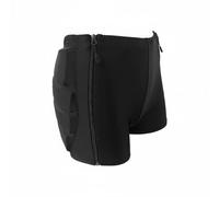 Gralara Short Protector de Cadera Cremalleras Laterales Shorts Coxis Acolchados Ligero Pantalón Corto con Acolchado Lateral para , Negro , M Cintura 54 Apto para Altura 130-140cm