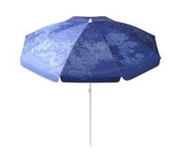 Gralara Sombrilla de Patio China, Impermeable, Protección Solar, Sombrilla de Playa Multifuncional, Toldo para Jardín Trasero, Azul