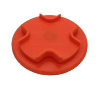 Gralara Soporte para Avión Modelo Bracket Giratorio Soporte de Pintura Rotación Material PP Conveniente para Aficionados Profesionales Taller de Mode, Base de Rotación Naranja