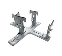 Gralara Soporte para Avión Modelo Bracket Giratorio Soporte de Pintura Rotación Material PP Conveniente para Aficionados Profesionales Taller de Mode, Stand Gris
