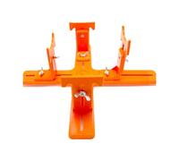 Gralara Soporte para Avión Modelo Bracket Giratorio Soporte de Pintura Rotación Material PP Conveniente para Aficionados Profesionales Taller de Mode, Stand de Naranja