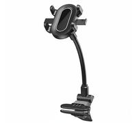 Gralara Soporte para Teléfono Móvil Clip Soporte Abrazadera Montura Articulación Esférica para y Paisaje Pinza con Esponja Que Protege la Guitarra Adecuado