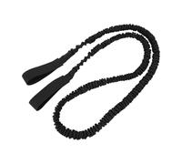 Gralara Stretching Strap Banda Elástica para Pilates Ejercicio de Estiramiento Mejora Flexibilidad Material Látex y Poliéster Adecuada para Mujeres, Negro