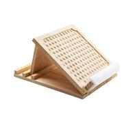 Gralara Tabla Inclinada de Pino Tabla de Estiramiento de Inclinación Tablero de Estiramientos Banco de Pantorrillas con Acolchado de Talón y Base, Dot-4g