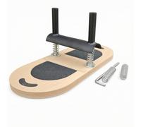 Gralara Tabla Pedal Ajustable con Resortes Tabla Inclinada Ajustable Acolchado Slant Board Madera