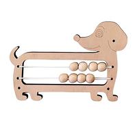 Gralara Tablero de Actividades DIY Accesorios Materiales Didácticos de Habilidades Básicas Tablero de Actividades para Niños Y Niñas Regalo de Cump, Perro de Cuentas