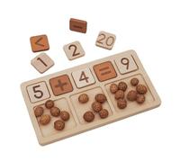 Gralara Tablero Matemáticas Educación Didáctico Tablero Aritmética Sensorial Juego Números para Preescolares, Educadores