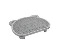 Gralara Tapete Captura Rastros Alfombra Protección contra Salpicaduras Impermeable Alfombrilla Doble Capa para Interior, Gris, 51cm X 40.5cm X 9cm